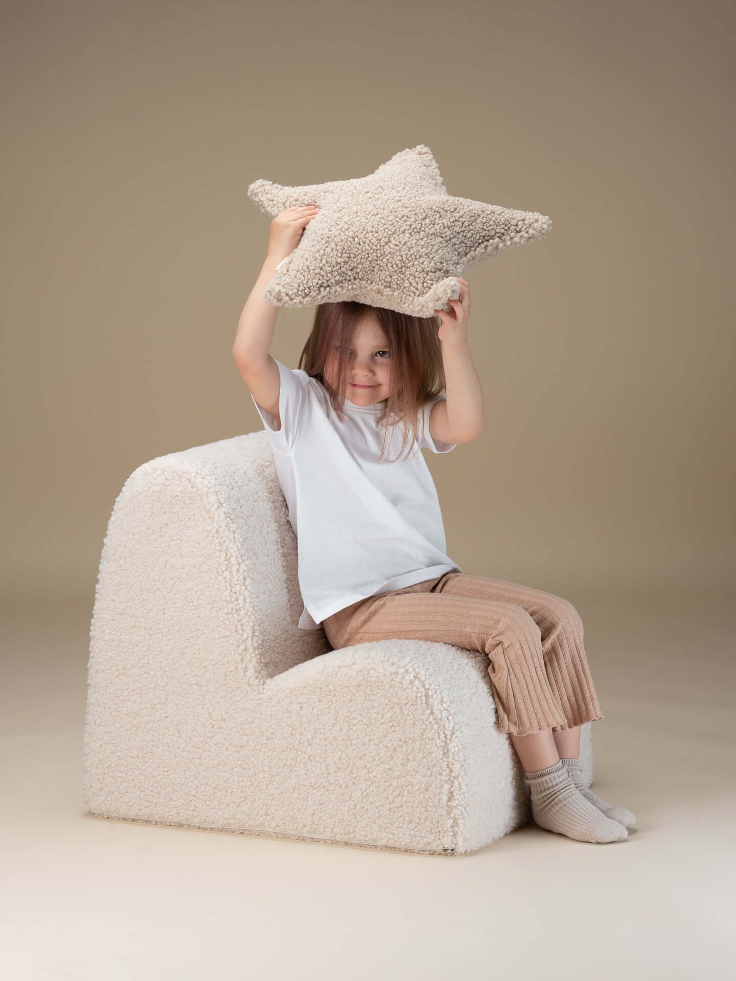 Wondershire, Wigiwama Cream White Cloud Chair, Childrens Room,Kids Decor,Nursery Decor,Wigiwama,Wigiwama Cream White Cloud Chair