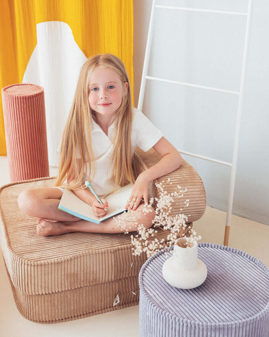 Wondershire, Wigiwama Blueberry Blue Pouffe, Childrens Room,Kids Decor,Nursery Decor,Wigiwama,Wigiwama Blueberry Blue Pouffe