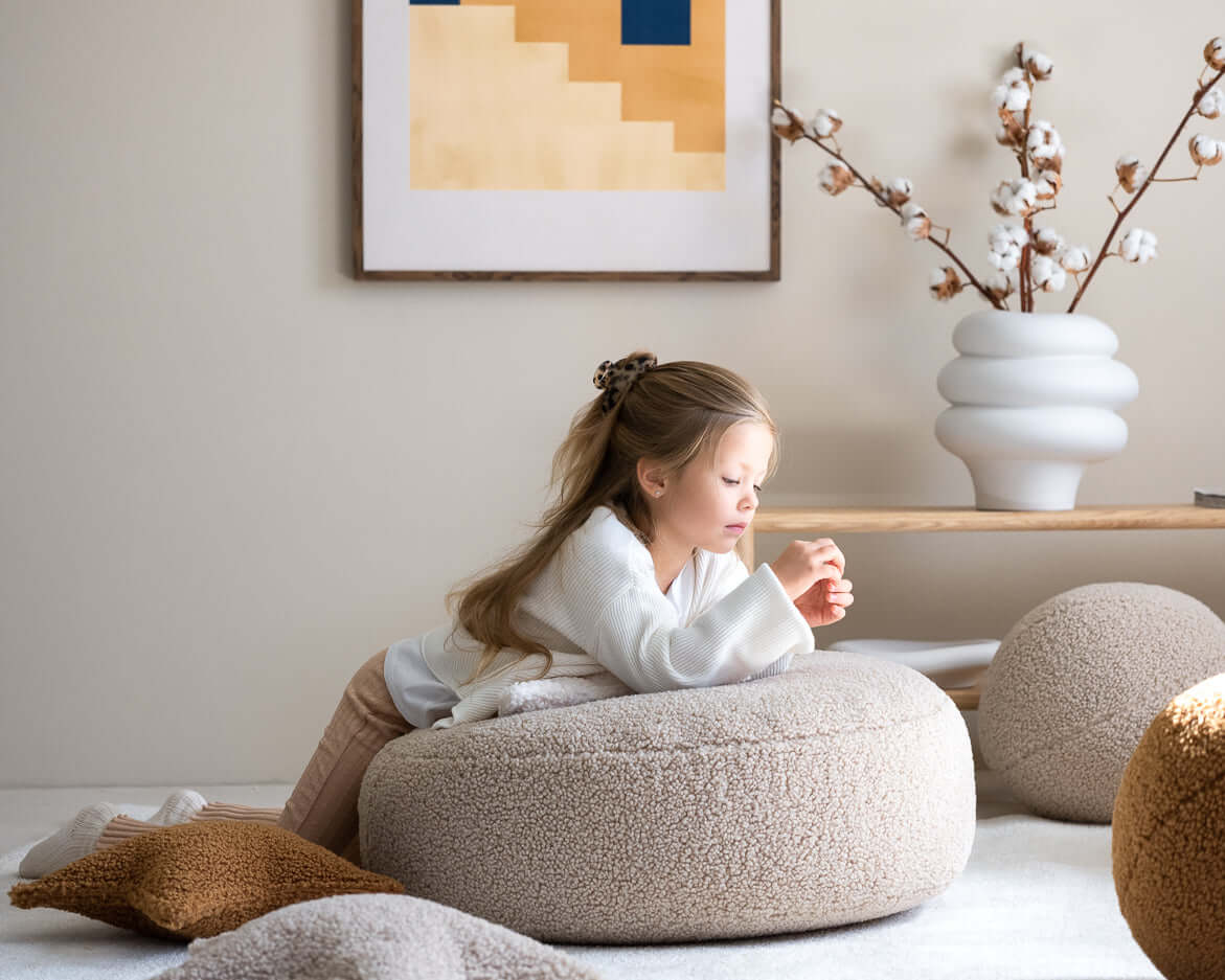 Wondershire, Wigiwama Biscuit Ottoman, Childrens Room,Kids Decor,Nursery Decor,Ottoman,Wigiwama