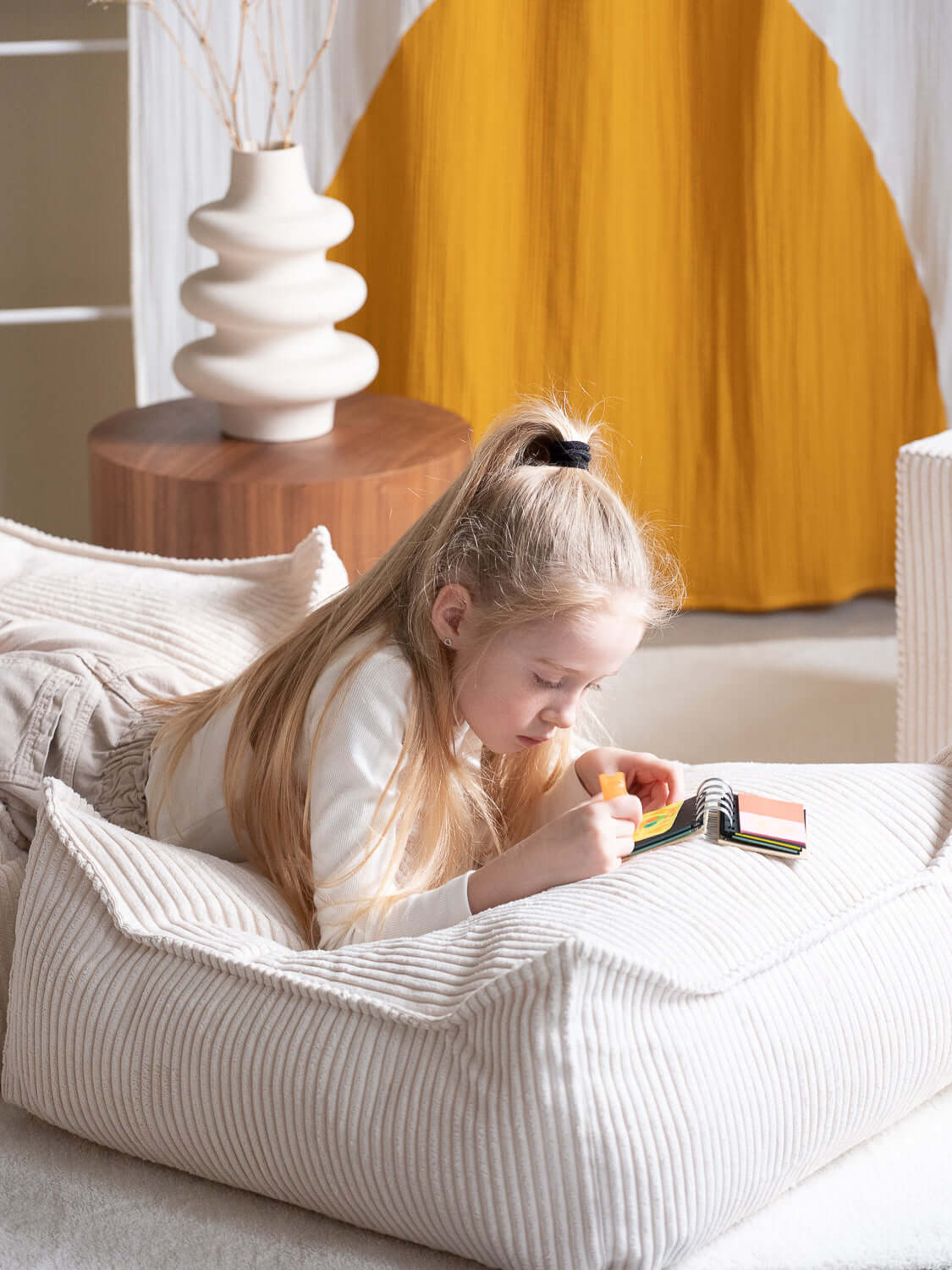 Wondershire, Wigiwama Marshmallow Square Ottoman, Childrens Room,Kids Decor,Nursery Decor,Square Ottoman,Wigiwama