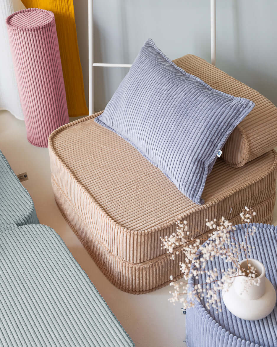 Wondershire, Wigiwama Blueberry Blue Bolster Cushion, Childrens Room,Kids Decor,Nursery Decor,Wigiwama,Wigiwama Blueberry Blue Bolster Cushion