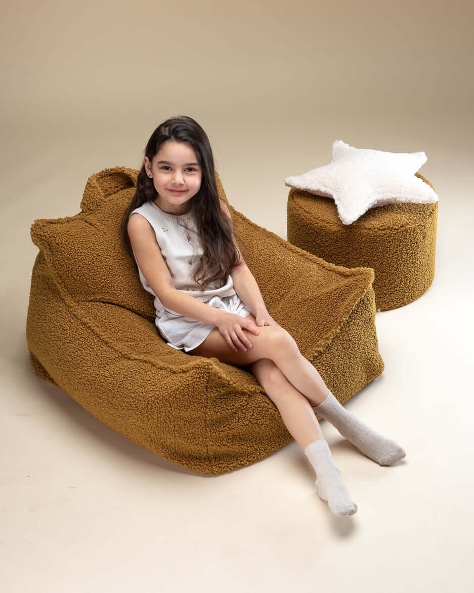 Wondershire, Wigiwama Maple Beanbag Chair, Beanbag Chair,Childrens Room,Kids Decor,Nursery Decor,Wigiwama