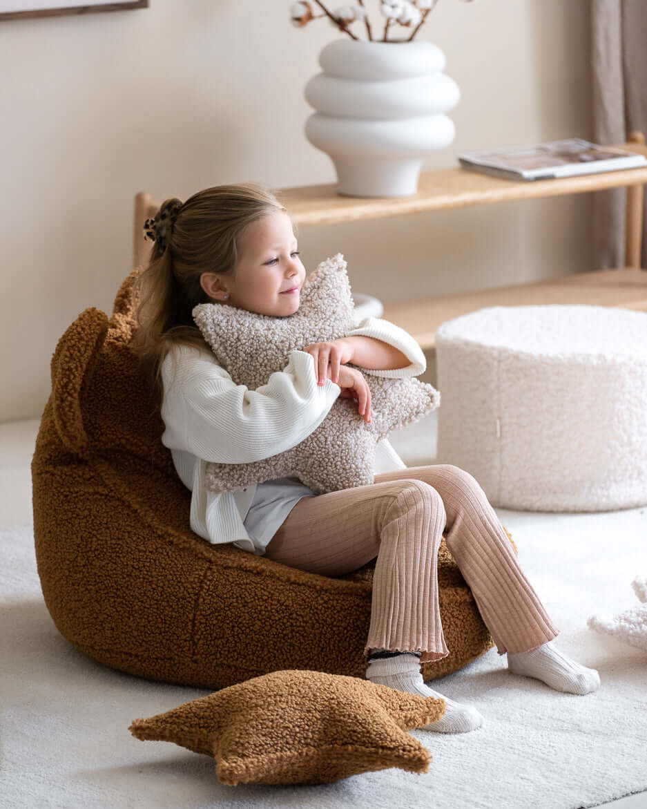 Wondershire, Wigiwama Biscuit Star Cushion, Childrens Room,Kids Decor,Nursery Decor,Wigiwama,Wigiwama Biscuit Star Cushion