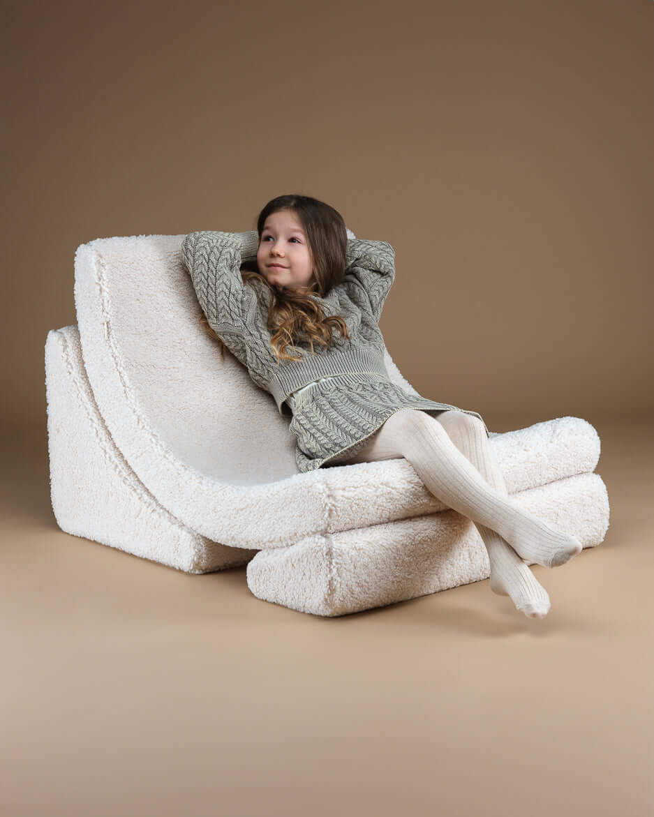 Wondershire, Wigiwama Cream White Moon Chair, Childrens Room,Kids Decor,Nursery Decor,Wigiwama,Wigiwama Cream White Moon Chair