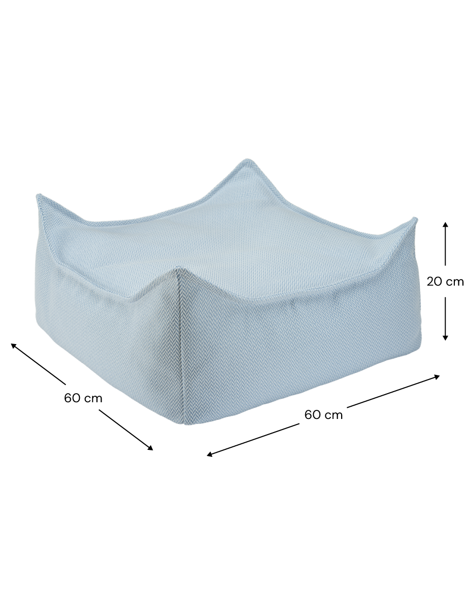 Wigiwama Azure Outdoor Square Ottoman