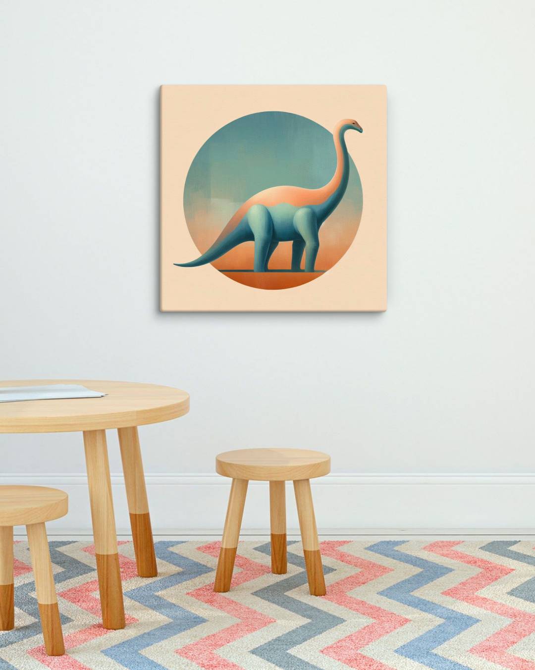 Brachiosaurus Canvas Print – Jurassic Morning