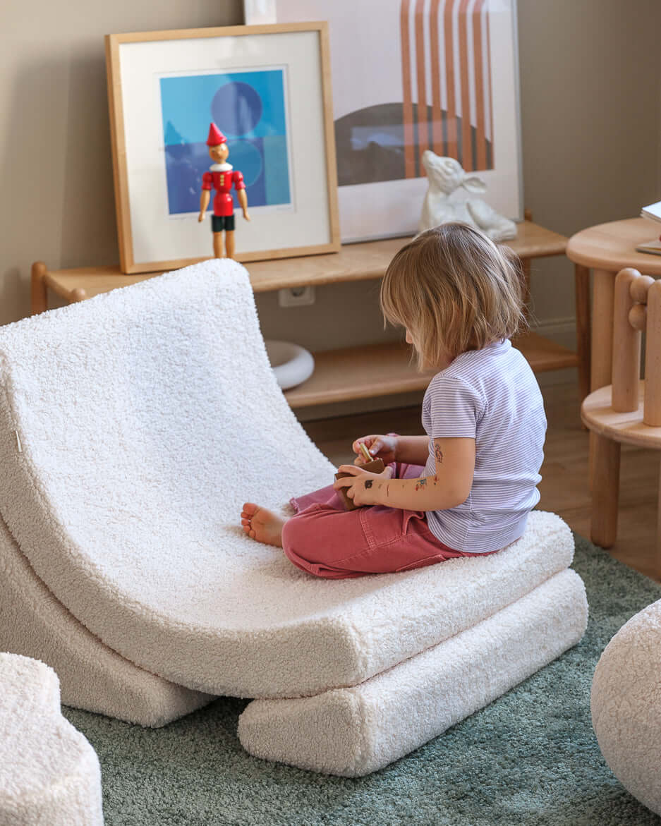 Wondershire, Wigiwama Cream White Moon Chair, Childrens Room,Kids Decor,Nursery Decor,Wigiwama,Wigiwama Cream White Moon Chair