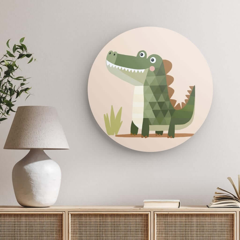 Wondershire, Crocodile Round Print, Round Photo Print