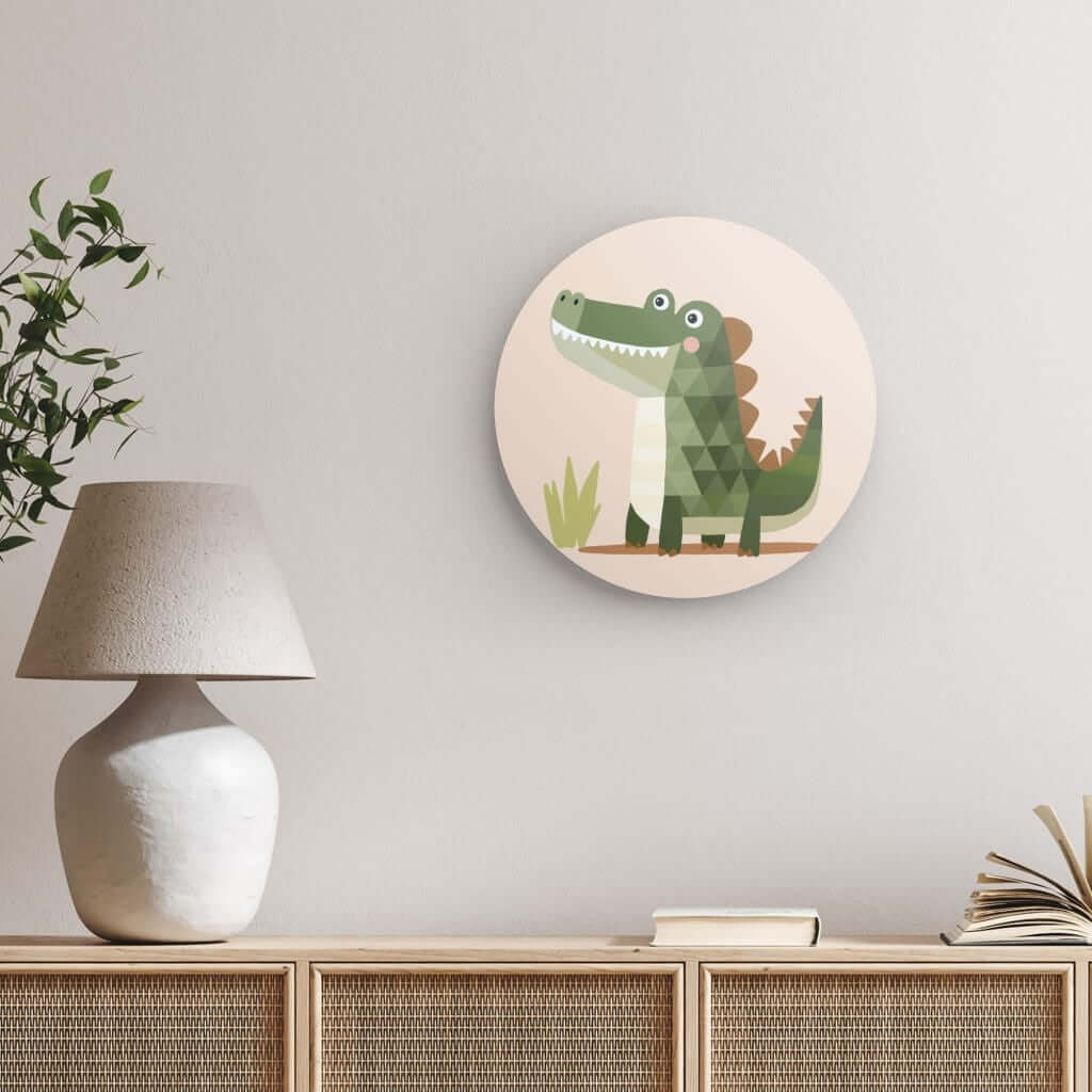 Wondershire, Crocodile Round Print, Round Photo Print