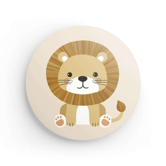 Wondershire, Lion Round Print, Baby Lion Art,Childrens Room,Kids Decor,Nursery Art,Nursery Decor,Round Photo Print,Wondershire