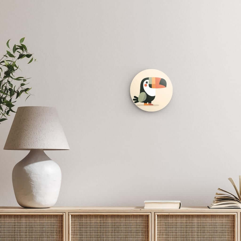 Wondershire, Toucan Round Print, Nursery Art,Nursery Decor,Nursery wall art,Round Photo Print,round print,Toucan,Wildlife Nursery,Wondershire