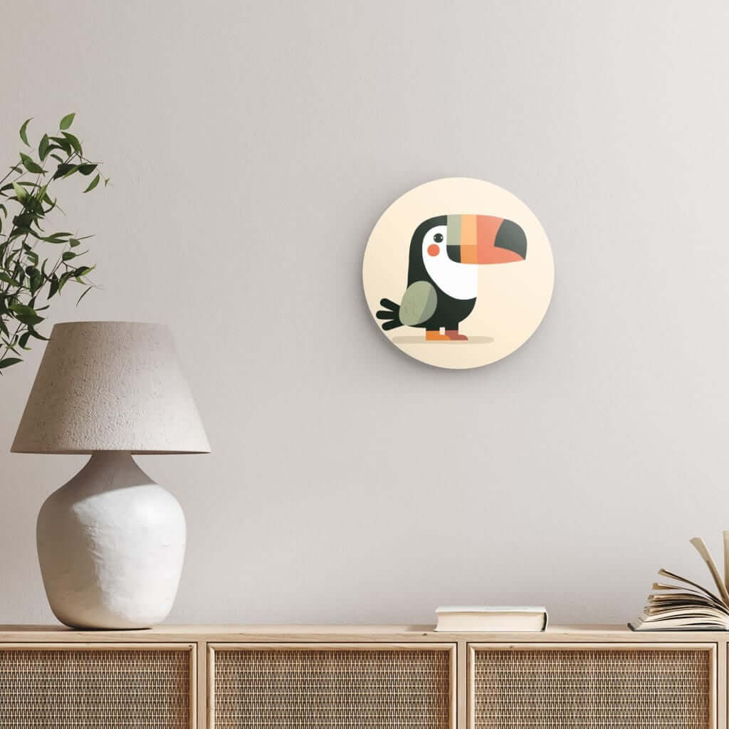 Wondershire, Toucan Round Print, Nursery Art,Nursery Decor,Nursery wall art,Round Photo Print,round print,Toucan,Wildlife Nursery,Wondershire