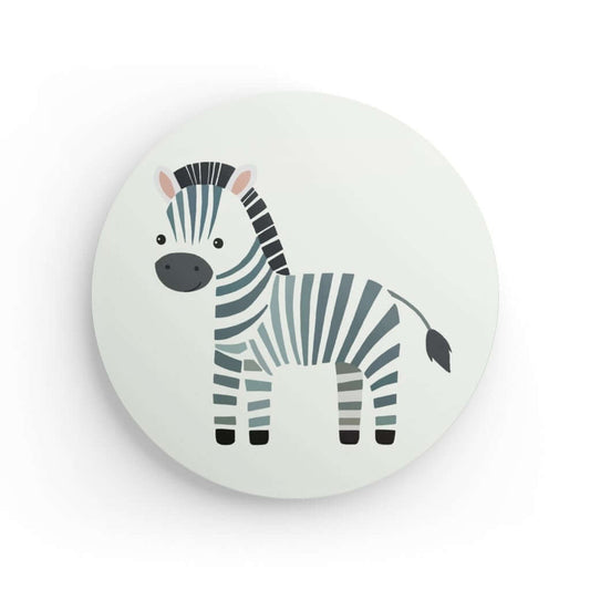 Wondershire, Zebra Round Print, Childrens Room,Kids Decor,Nature Art,Nursery Decor,Round Photo Print,Wondershire,zebra
