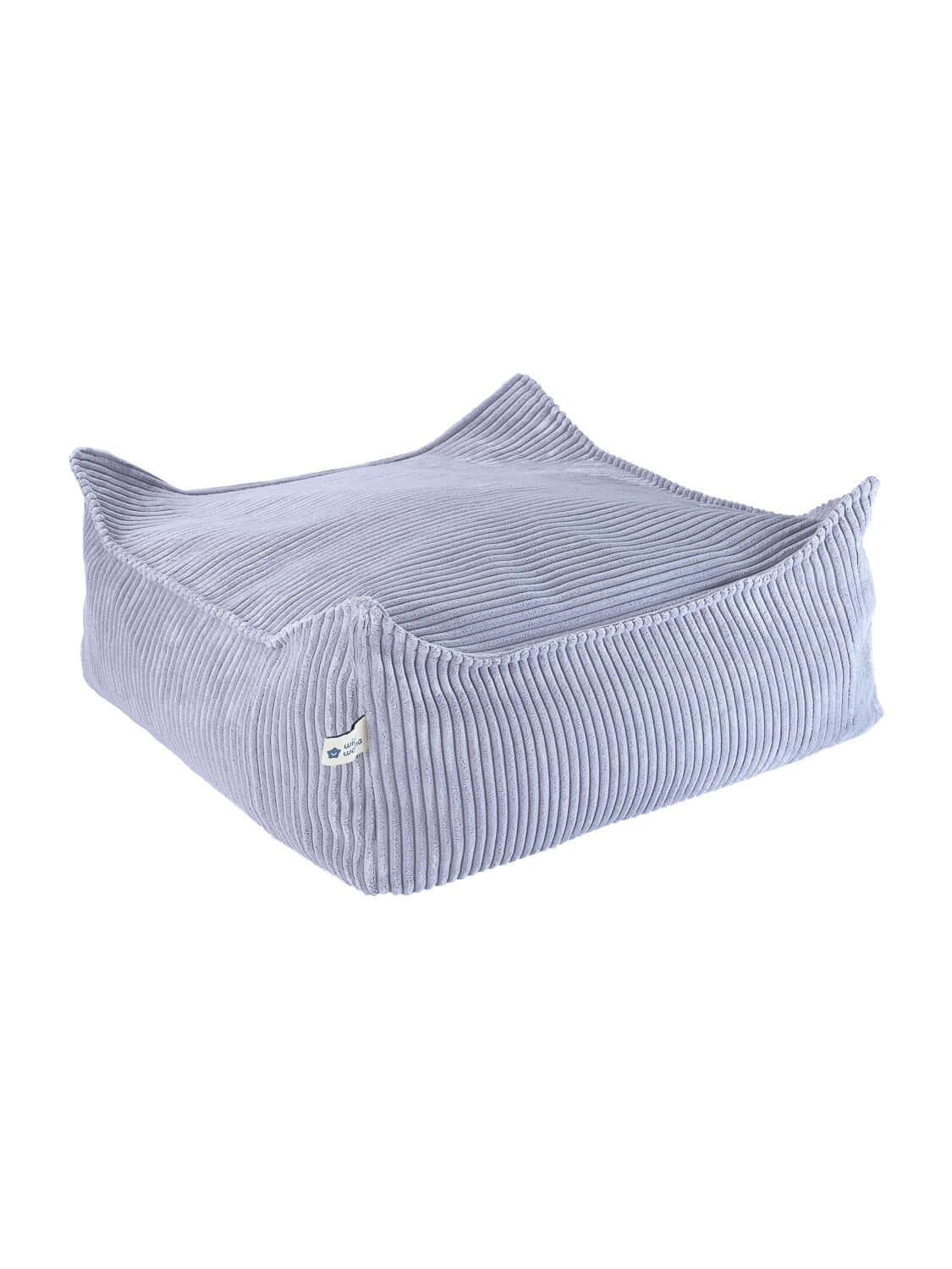 Wondershire, Wigiwama Blueberry Blue Square Ottoman, Childrens Room,Kids Decor,Nursery Decor,Square Ottoman,Wigiwama