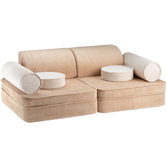 Wondershire, Wigiwama Brown Sugar Settee, Childrens Room,Kids Decor,Nursery Decor,Play sofa,Wigiwama
