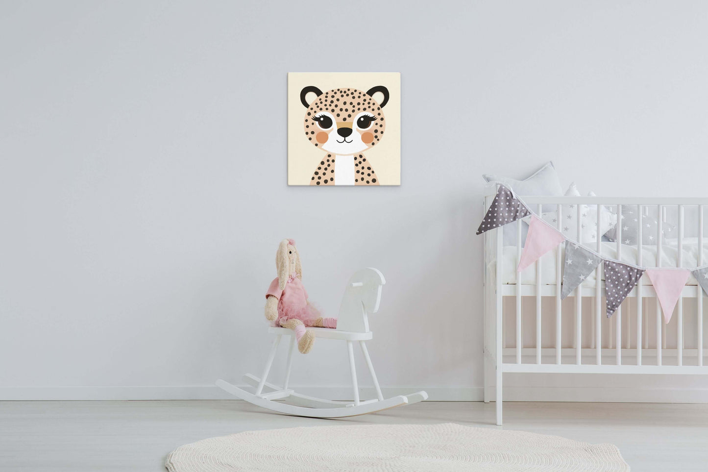 Wondershire, Cheetah Canvas Print, Animal Print,Beige,Canvas,canvas print,Cheetah,Childrens Room,Kids Decor,Nursery Decor,Wondershire