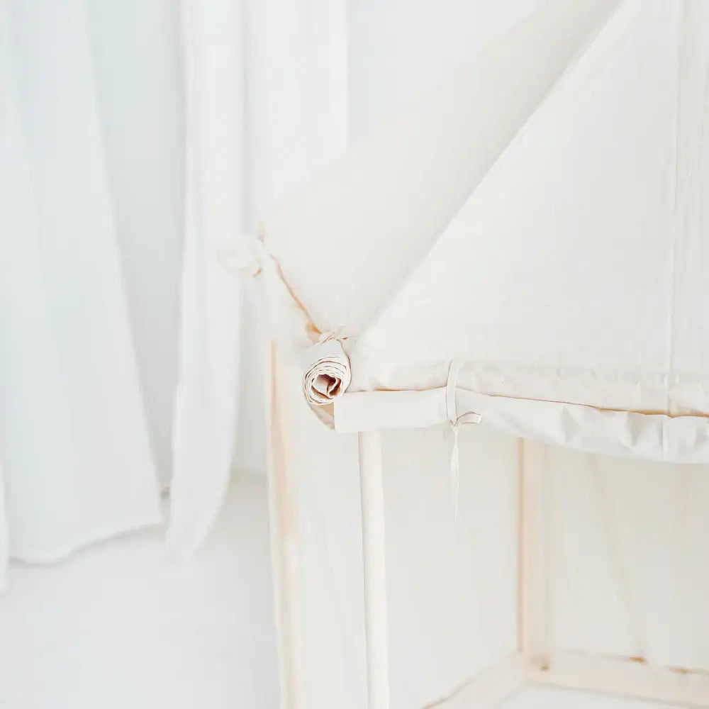 Wondershire, MINICAMP Indoor Playhouse Tent in Pavilion Shape, Canvas Teepee Tent,DIY Indoor Kids Tent,Gift For Kid,Indoor Playhouse,Minicamp,Scandi Teepee For Kids,Tipi Tent,Toddler Teepee Tent