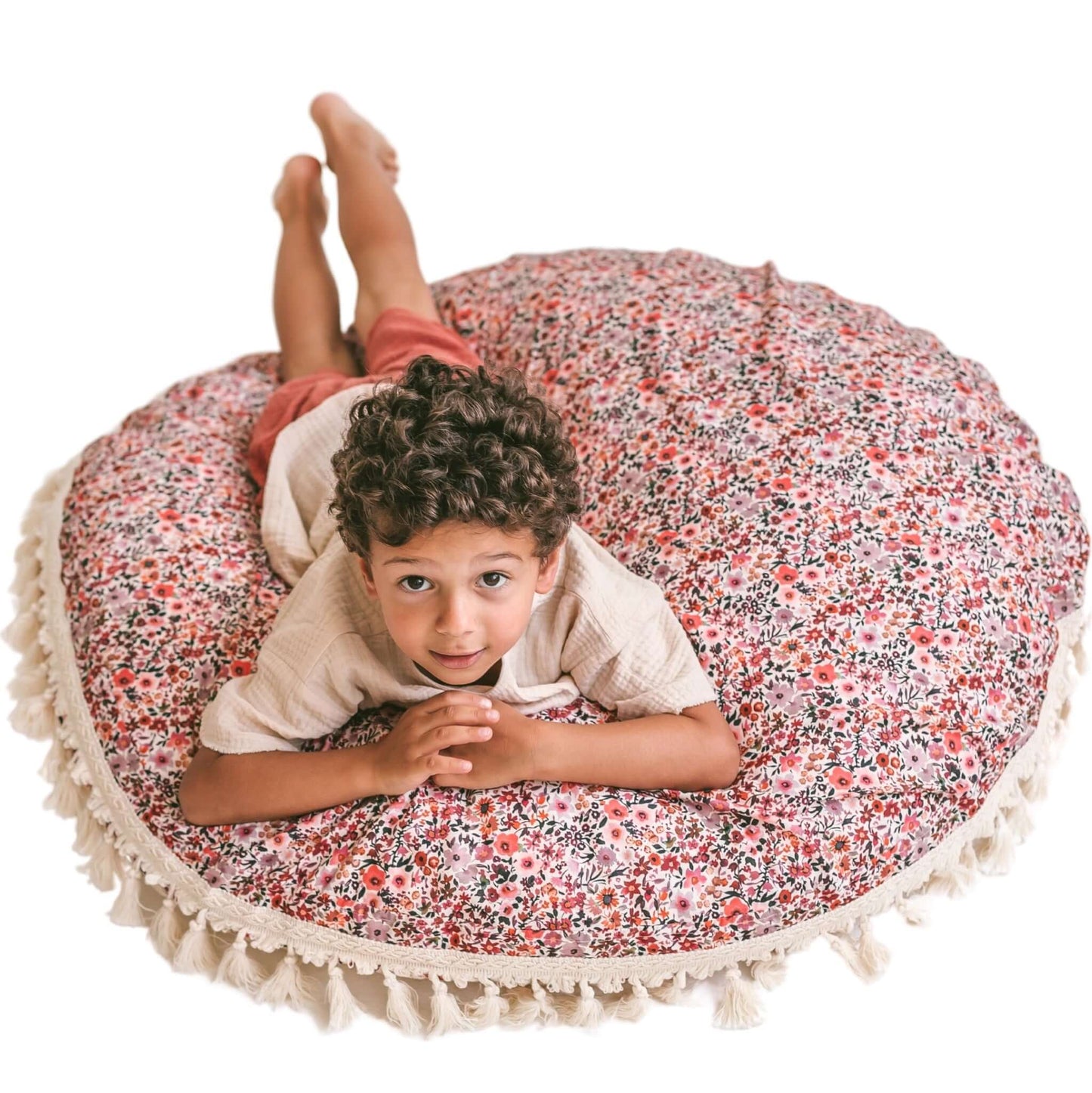 Wondershire, MINICAMP Big Floor Cushion with flower pattern, Childrens Room,Kids Decor,Minicamp,MINICAMP Big Floor Cushion with flower pattern,Nursery Decor