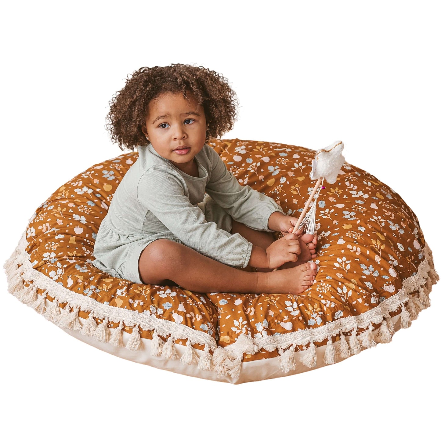 Wondershire, MINICAMP Kids Floor Cushion Seating Pouffe in Plant Pattern, children floor pillow,floor cushion,floor pillow,floor seating,giant floor cushion,kids floor cushion,kids floor pillow,kids floor poof,Minicamp