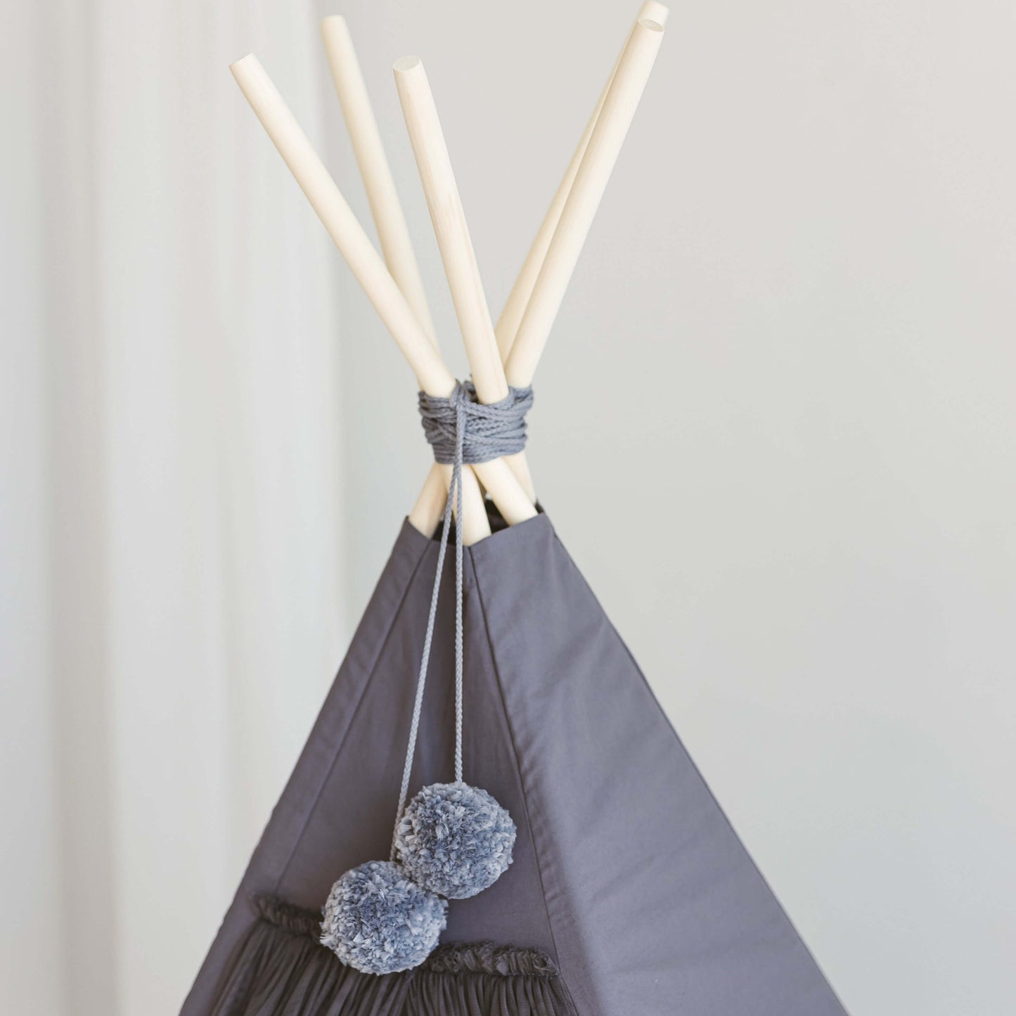 Wondershire, MINICAMP Fairy Kids Play Tent in Grey, Canvas Teepee For Kids,Children Teepee,Childrens Room,Kids Decor,Minicamp,Nursery Decor,Party Teepee,Tipi Tent