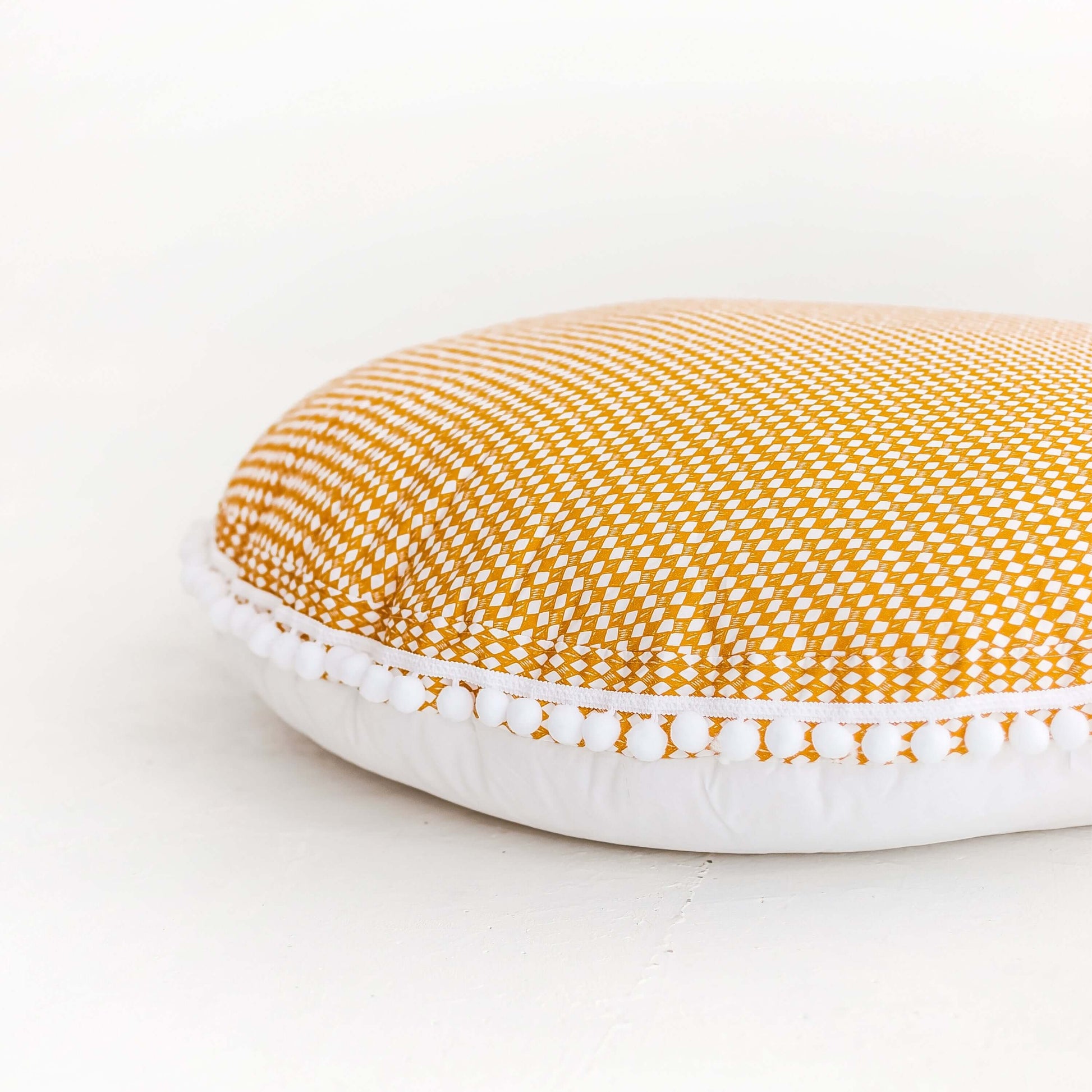 Wondershire, MINICAMP Big Floor Cushion Rhombus Diamond Mustard, Childrens Room,Kids Decor,Minicamp,MINICAMP Big Floor Cushion Rhombus Diamond Mustard,Nursery Decor
