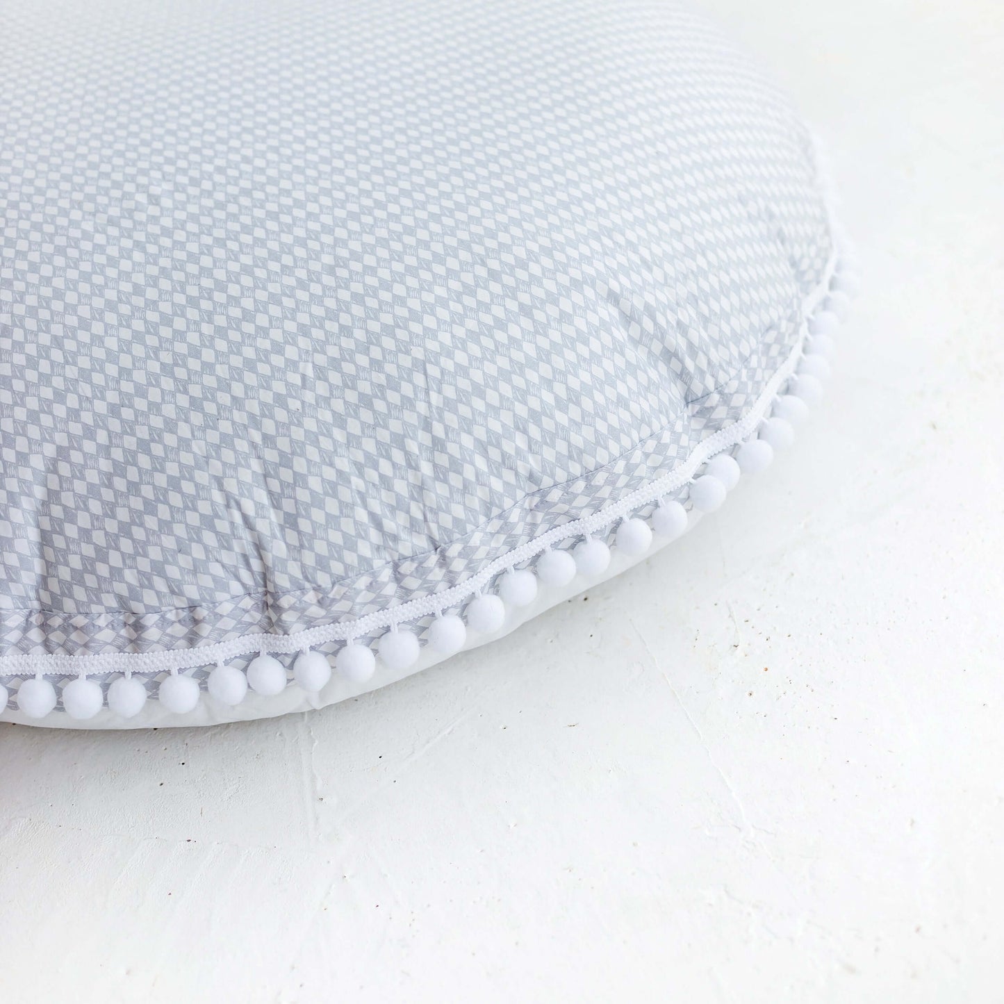 Wondershire, MINICAMP Big Floor Cushion Rhombus Diamond Grey, Childrens Room,Kids Decor,Minicamp,MINICAMP Big Floor Cushion Rhombus Diamond Grey,Nursery Decor