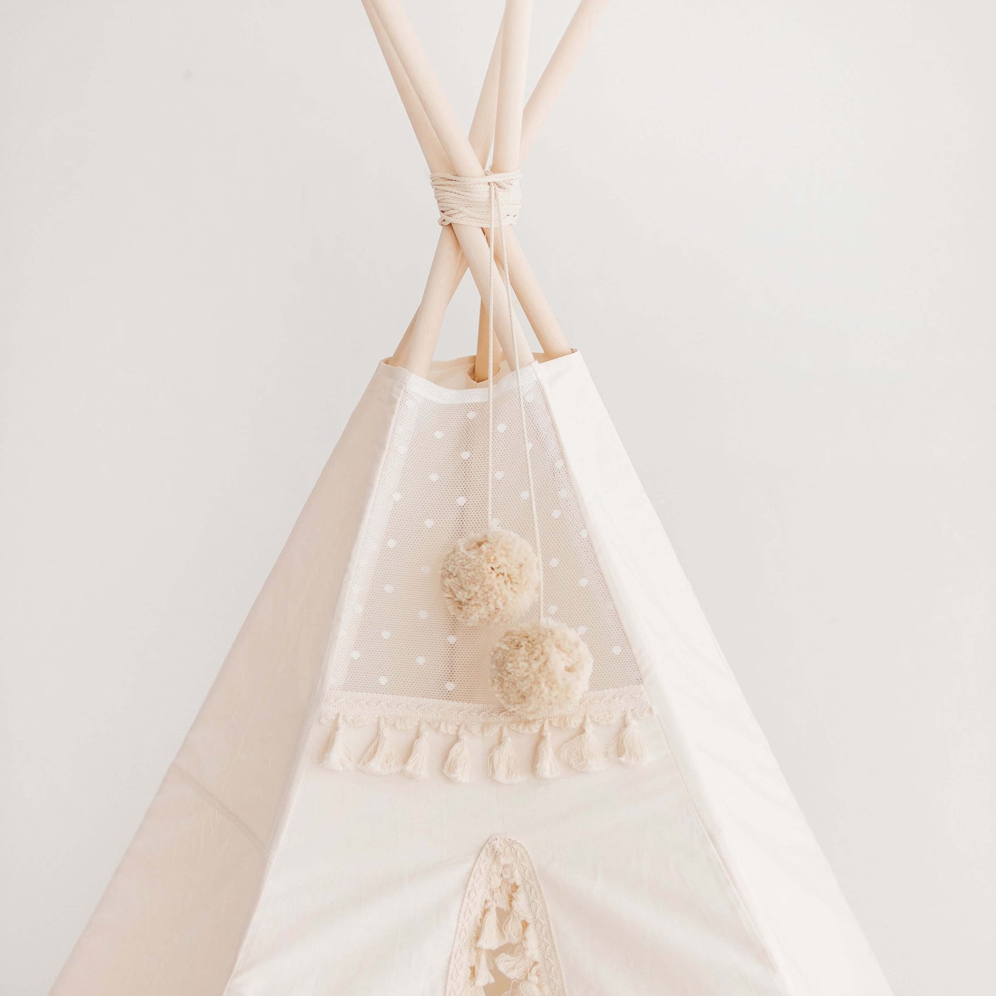Wondershire, MINICAMP Extra Large Indoor Teepee Tent with Tassels Decor in Boho Style, Canvas Teepee For Kids,Canvas Teepee Tent,Children Teepee,Childrens Room,Kids Decor,Minicamp,Nursery Decor,Party Teepee,Play Teepee,Scandi Teepee For Kids,Toddler Teepe