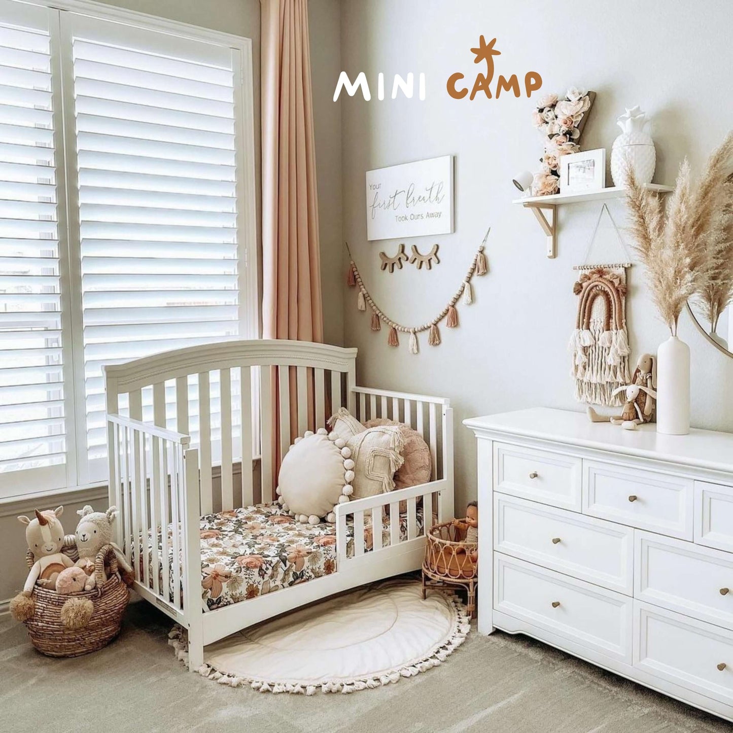 Wondershire, MINICAMP Kids Playmat with Tassel Border, babygym mat,Childrens Room,cotton,Kids Decor,kids playmat,Minicamp,MINICAMP Kids Playmat with Tassel Border,Nursery Decor,nursery rug,playmat,teepee mat