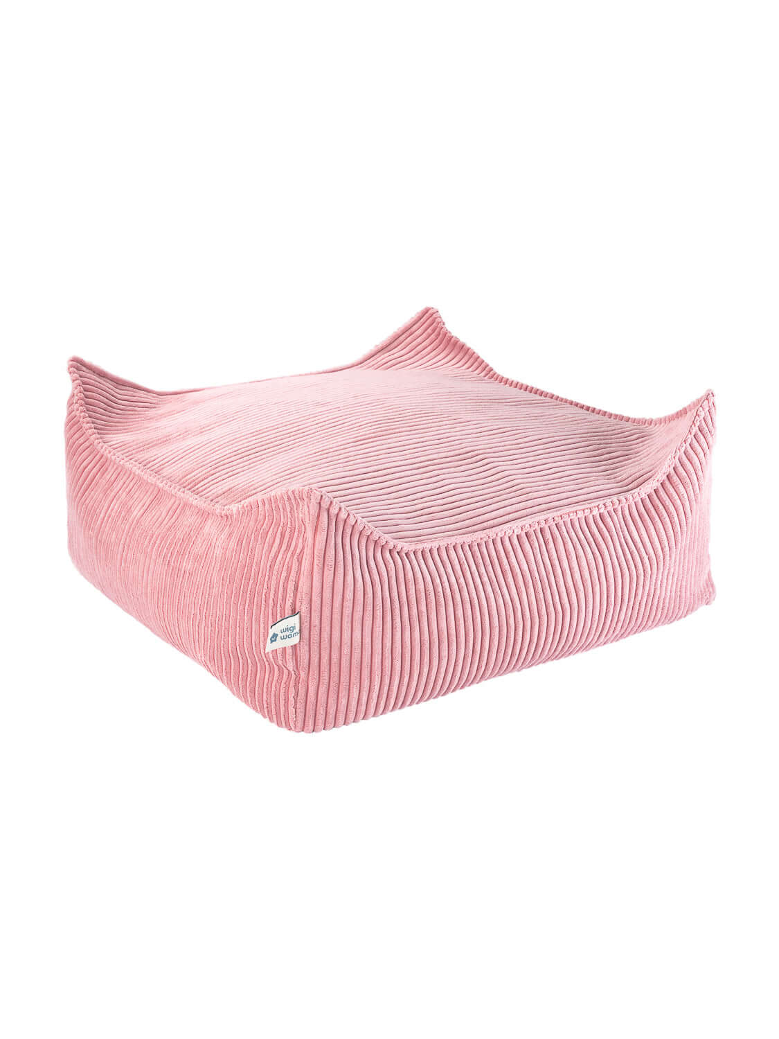 Wondershire, Wigiwama Pink Mousse Square Ottoman, Childrens Room,Kids Decor,Nursery Decor,Pink,Square Ottoman,Wigiwama