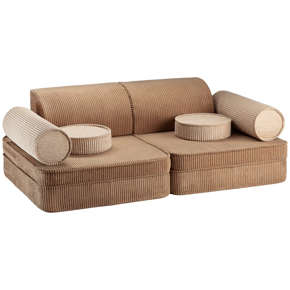 Wondershire, Wigiwama Toffee Settee, Childrens Room,Kids Decor,Nursery Decor,Play sofa,Wigiwama,Wigiwama Toffee Settee