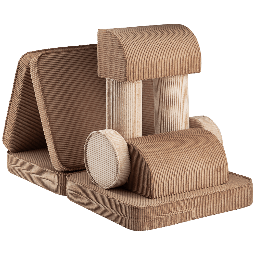 Wondershire, Wigiwama Toffee Settee, Childrens Room,Kids Decor,Nursery Decor,Play sofa,Wigiwama,Wigiwama Toffee Settee