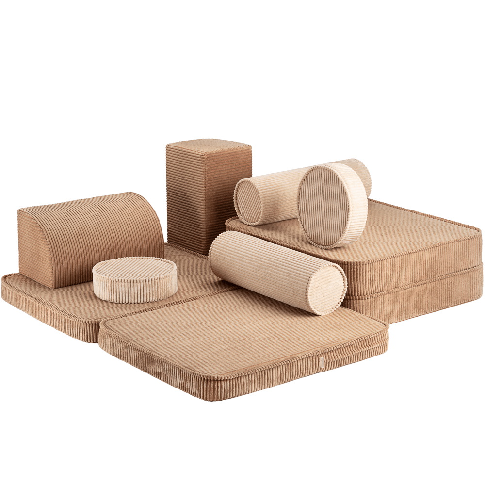Wondershire, Wigiwama Toffee Settee, Childrens Room,Kids Decor,Nursery Decor,Play sofa,Wigiwama,Wigiwama Toffee Settee