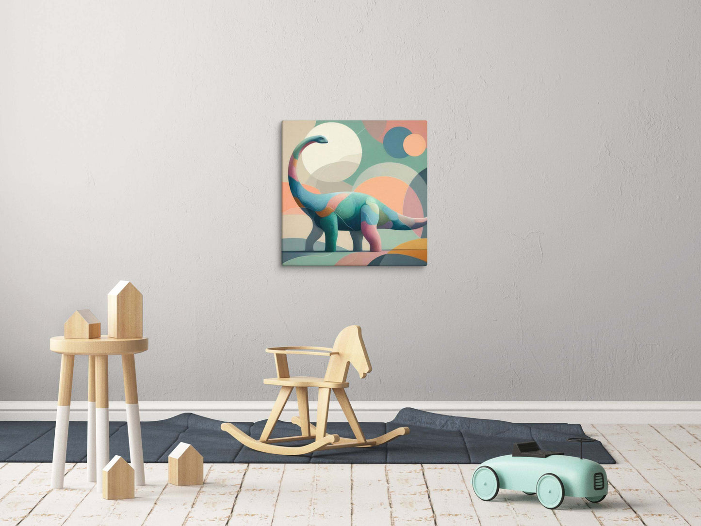 Wondershire, Brachiosaurus Canvas Print – Peaceful Path, abstract dinosaur,baby boy room,baby girl room,baby shower gift,brachiosaurus,brachiosaurus art,Canvas,cartoon dinosaur,colorful wall art,cute dinosaur,dino art,dinosaur,dinosaur canvas,dinosaur dec