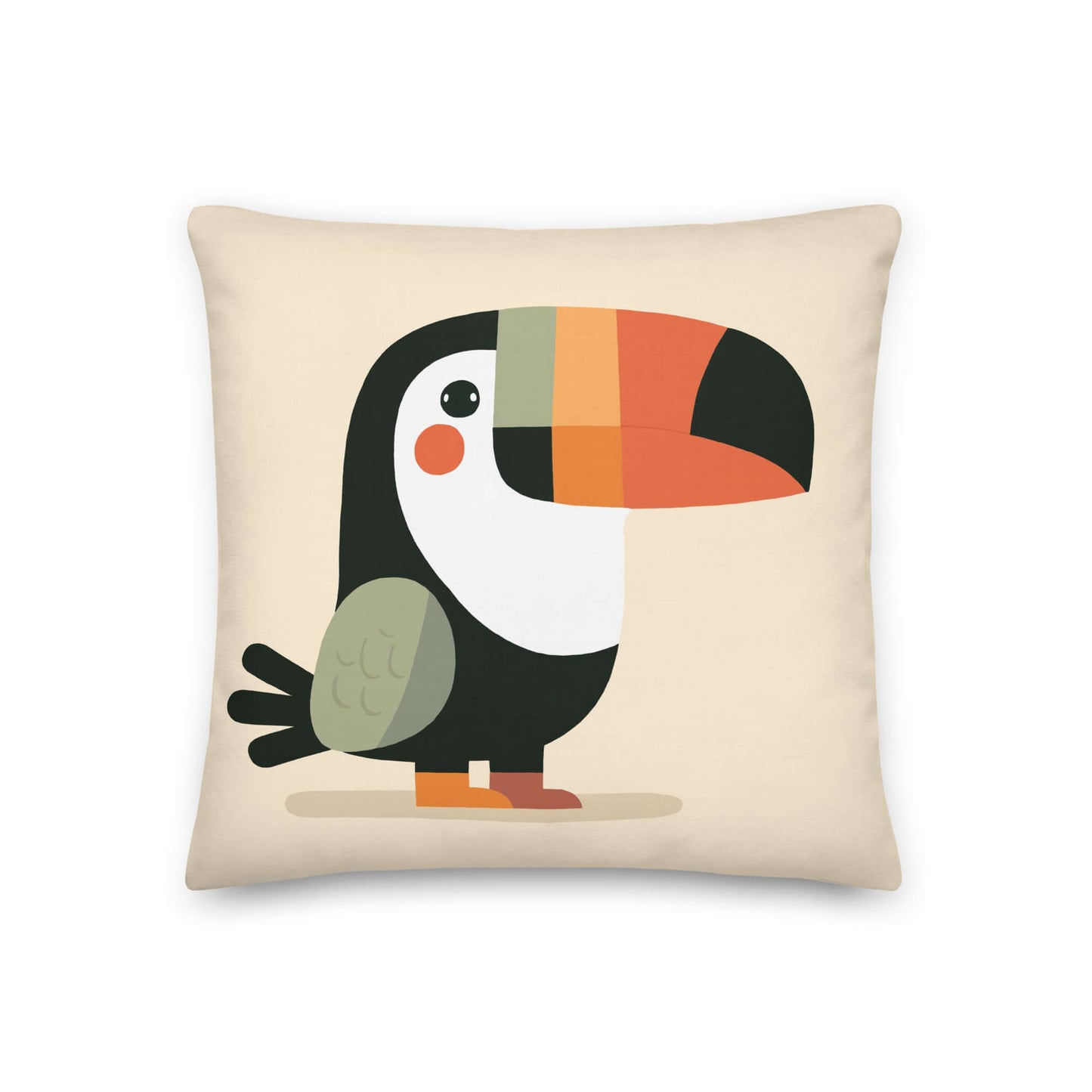 Wondershire, Toucan Premium Pillow, Childrens Room,Kids Decor,Nature Art,Nursery Art,Nursery Decor,Pillow,Toucan