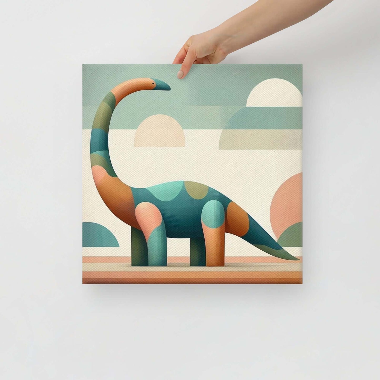 Wondershire, Brachiosaurus Canvas Print – Color Pop, abstract dinosaur,baby boy room,baby girl room,baby shower gift,brachiosaurus,brachiosaurus art,Canvas,cartoon dinosaur,colorful wall art,cute dinosaur,dino art,dinosaur,dinosaur canvas,dinosaur decor f
