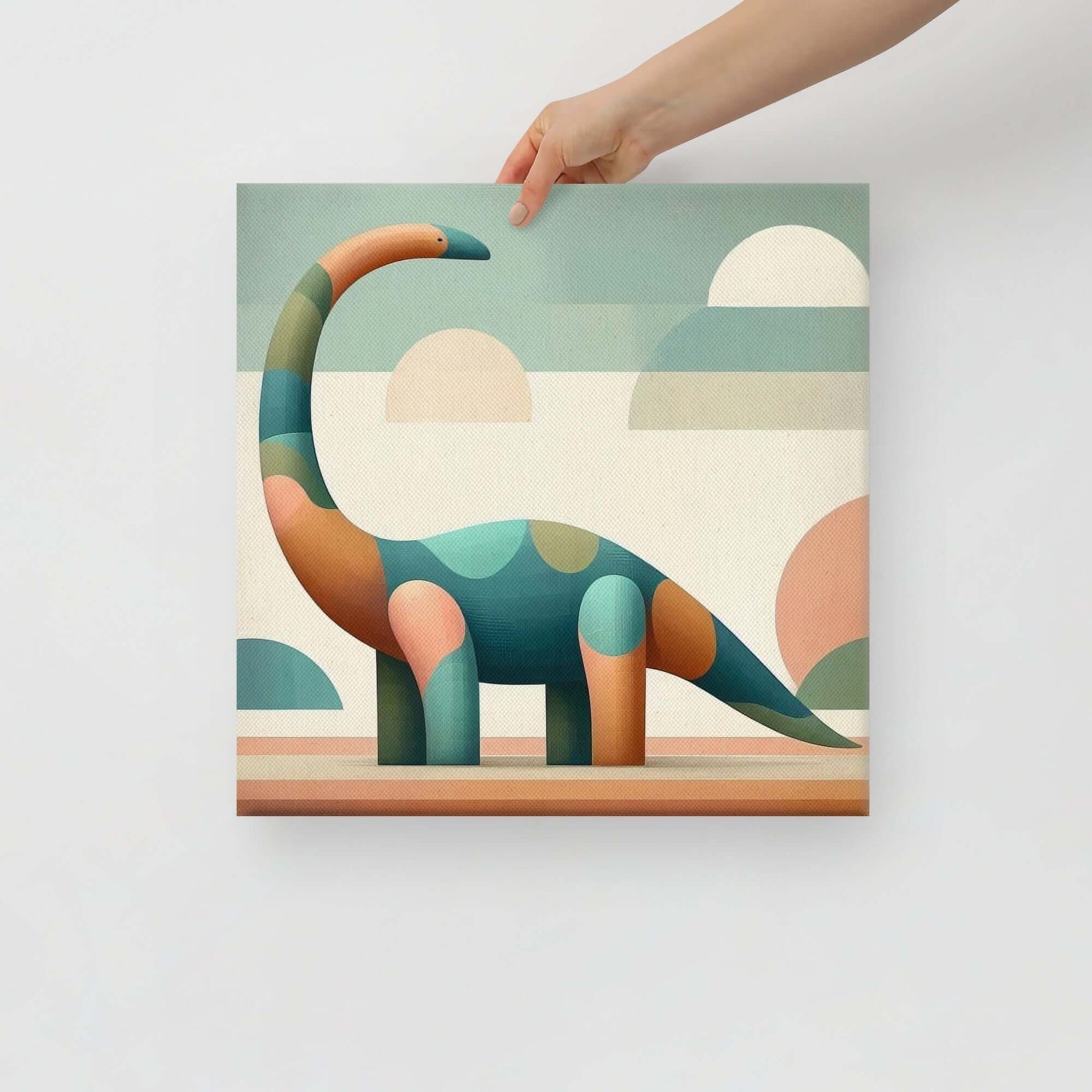 Wondershire, Brachiosaurus Canvas Print – Color Pop, abstract dinosaur,baby boy room,baby girl room,baby shower gift,brachiosaurus,brachiosaurus art,Canvas,cartoon dinosaur,colorful wall art,cute dinosaur,dino art,dinosaur,dinosaur canvas,dinosaur decor f