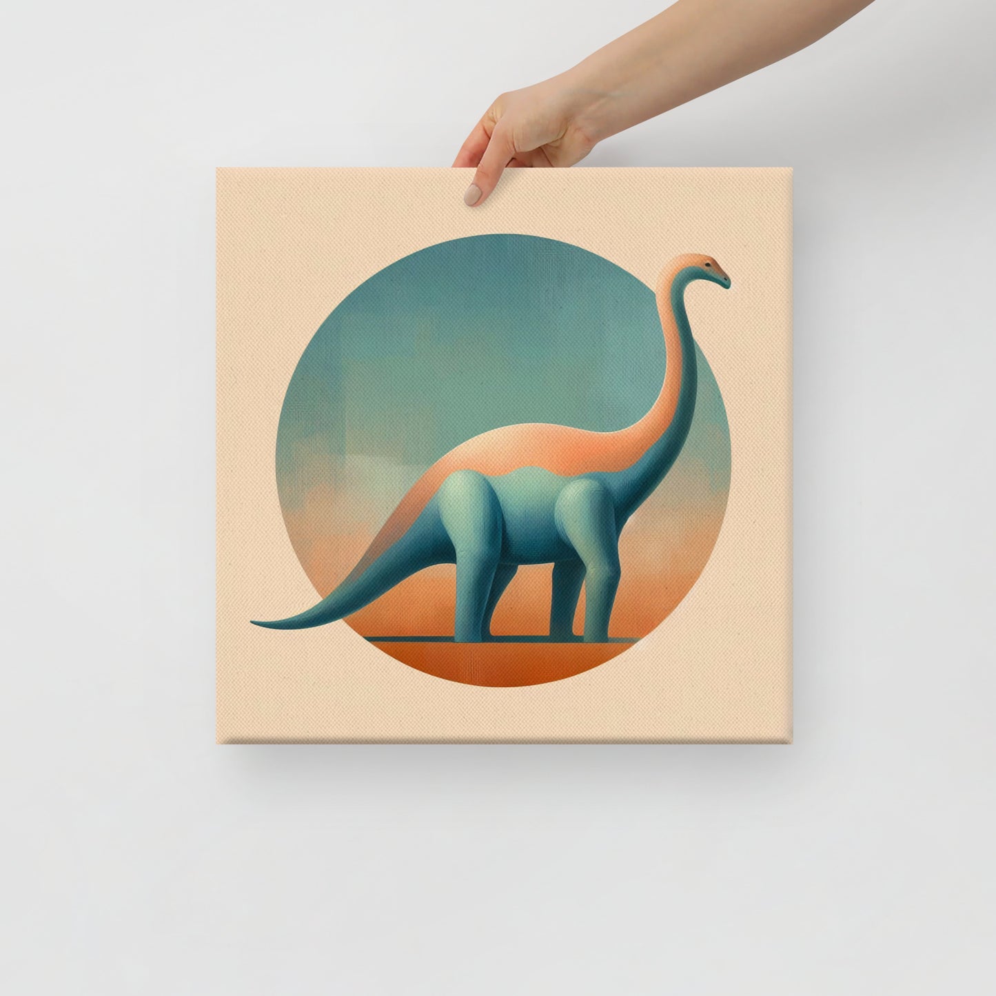 Brachiosaurus Canvas Print – Jurassic Morning