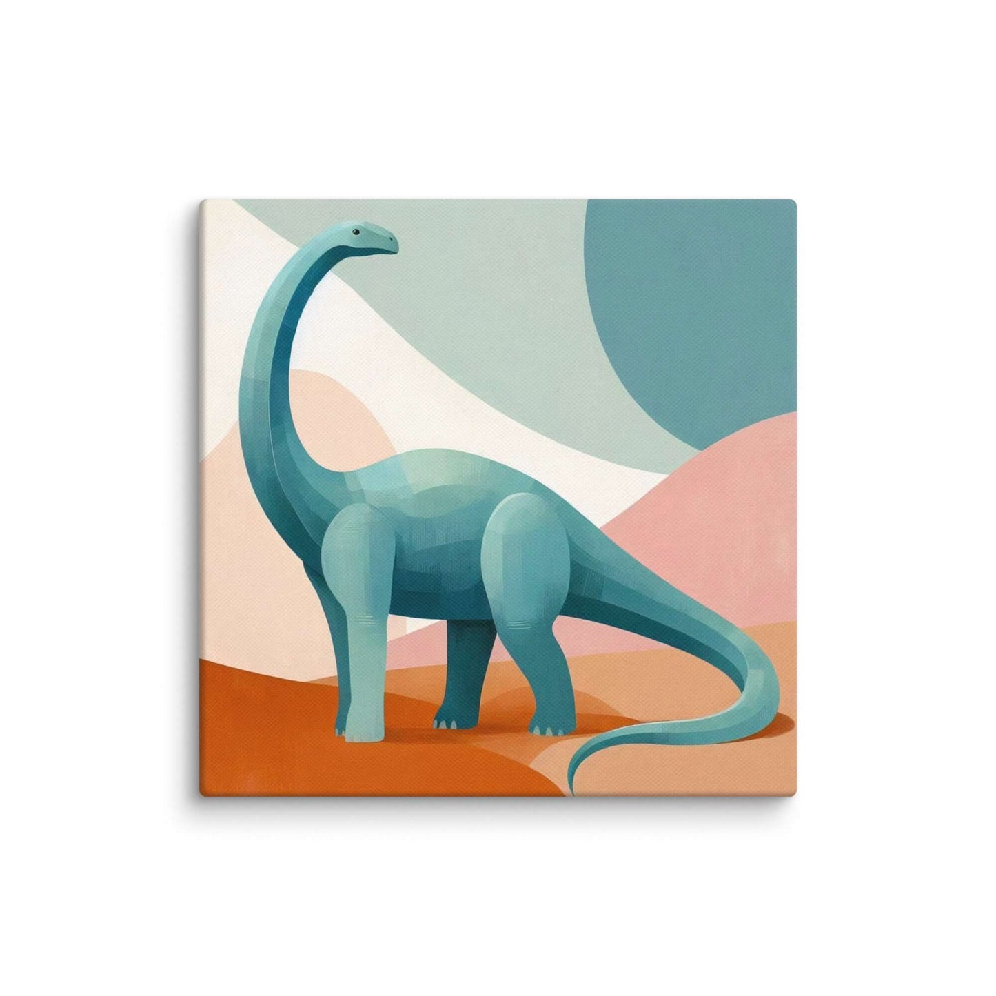 Wondershire, Brachiosaurus Canvas Print – Jurassic Dreams, abstract dinosaur,baby boy room,baby girl room,baby shower gift,brachiosaurus,brachiosaurus art,Canvas,cartoon dinosaur,colorful wall art,cute dinosaur,dino art,dinosaur,dinosaur canvas,dinosaur d