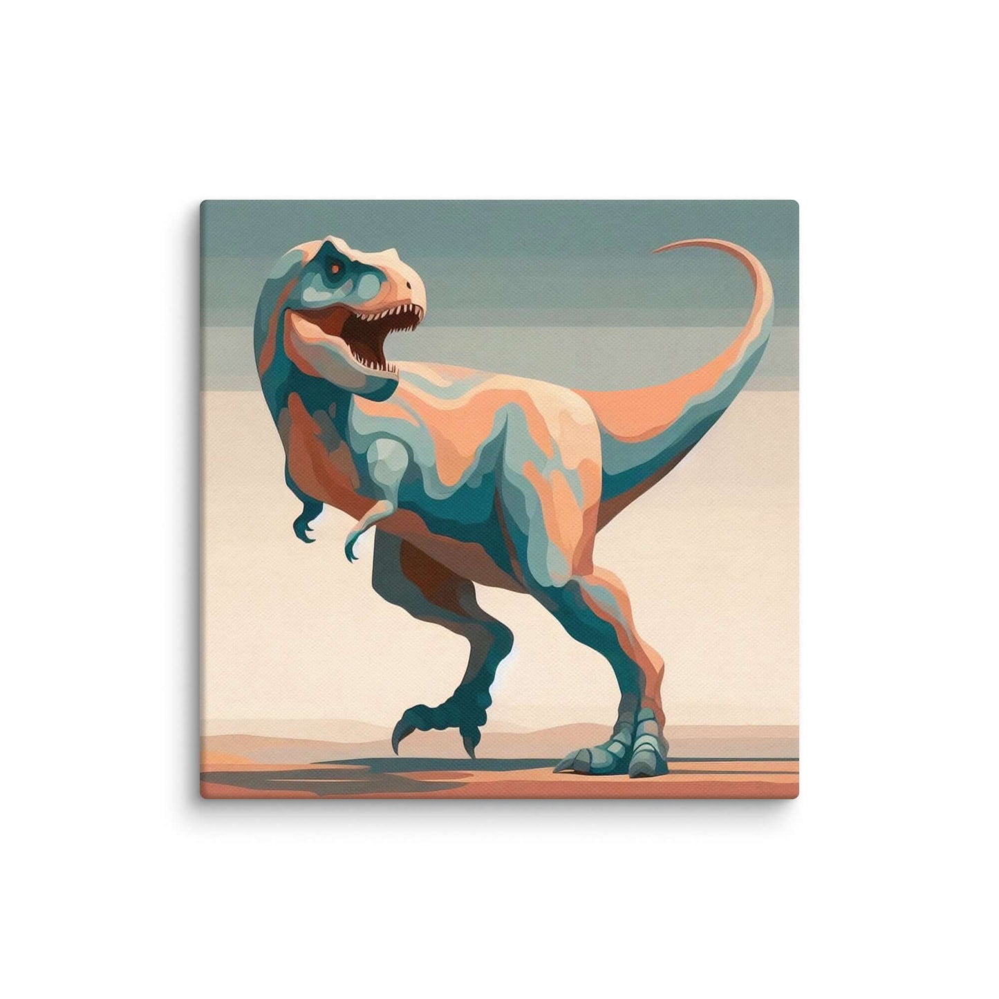 Wondershire, T-Rex Canvas Print – Solitary Majesty, Canvas,cute dinosaur print,dinosaur bedroom decor,dinosaur canvas print,dinosaur nursery decor,dinosaur room print,dinosaur themed gift,dinosaur wall decor,jurassic dinosaur art,kids dinosaur decor,kids