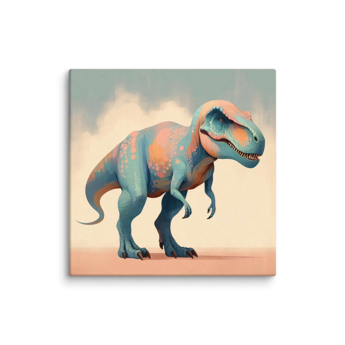 Wondershire, T-Rex Canvas Print – Sunset Lurker, Canvas,cute dinosaur print,dinosaur bedroom decor,dinosaur canvas print,dinosaur nursery decor,dinosaur room print,dinosaur themed gift,dinosaur wall decor,jurassic dinosaur art,kids dinosaur decor,kids roo