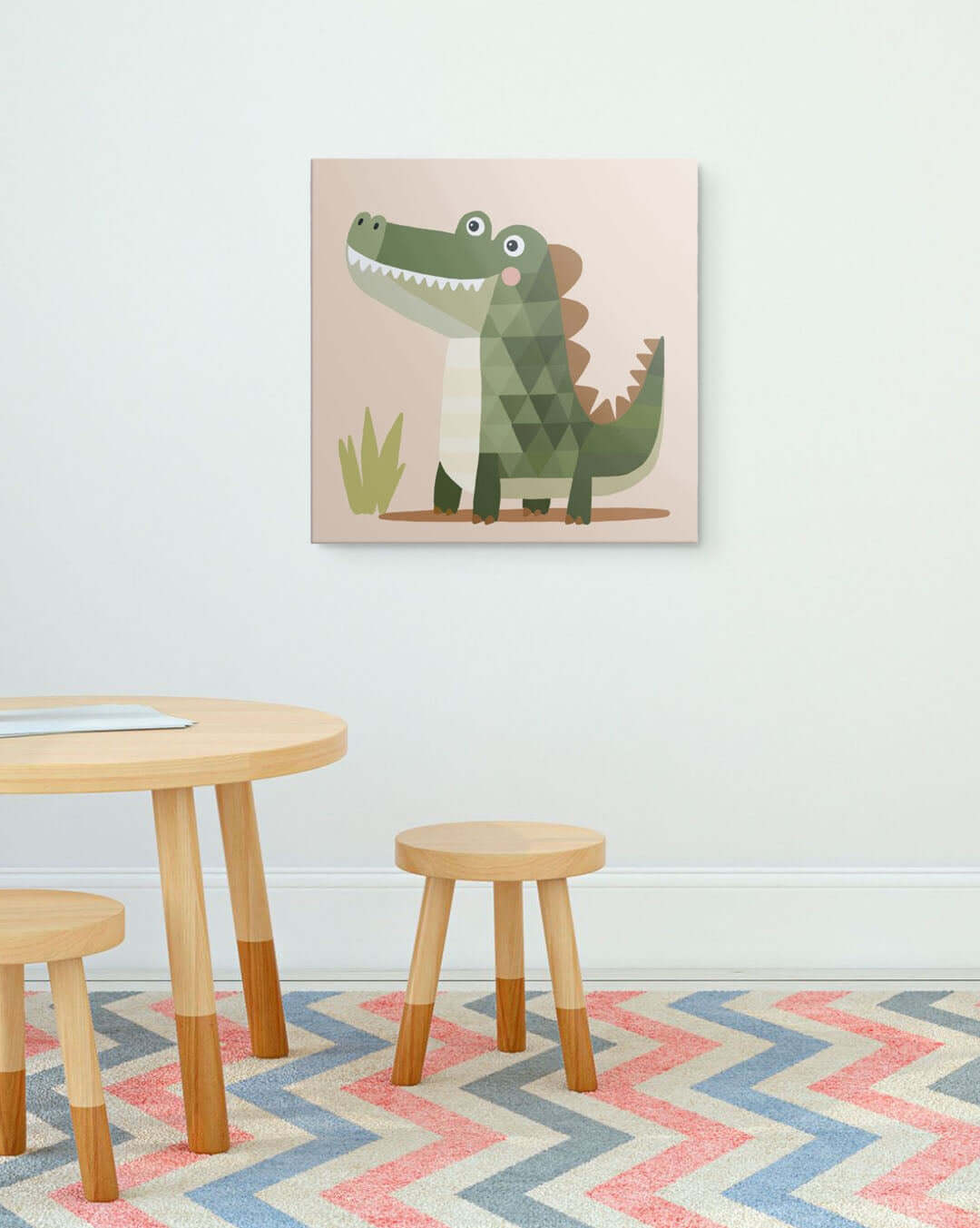 Wondershire, Crocodile Canvas Print, Canvas,Childrens Room,Crocodile Art,Kids Decor,Nursery Art,Nursery Decor,Safari Nursery,Wondershire