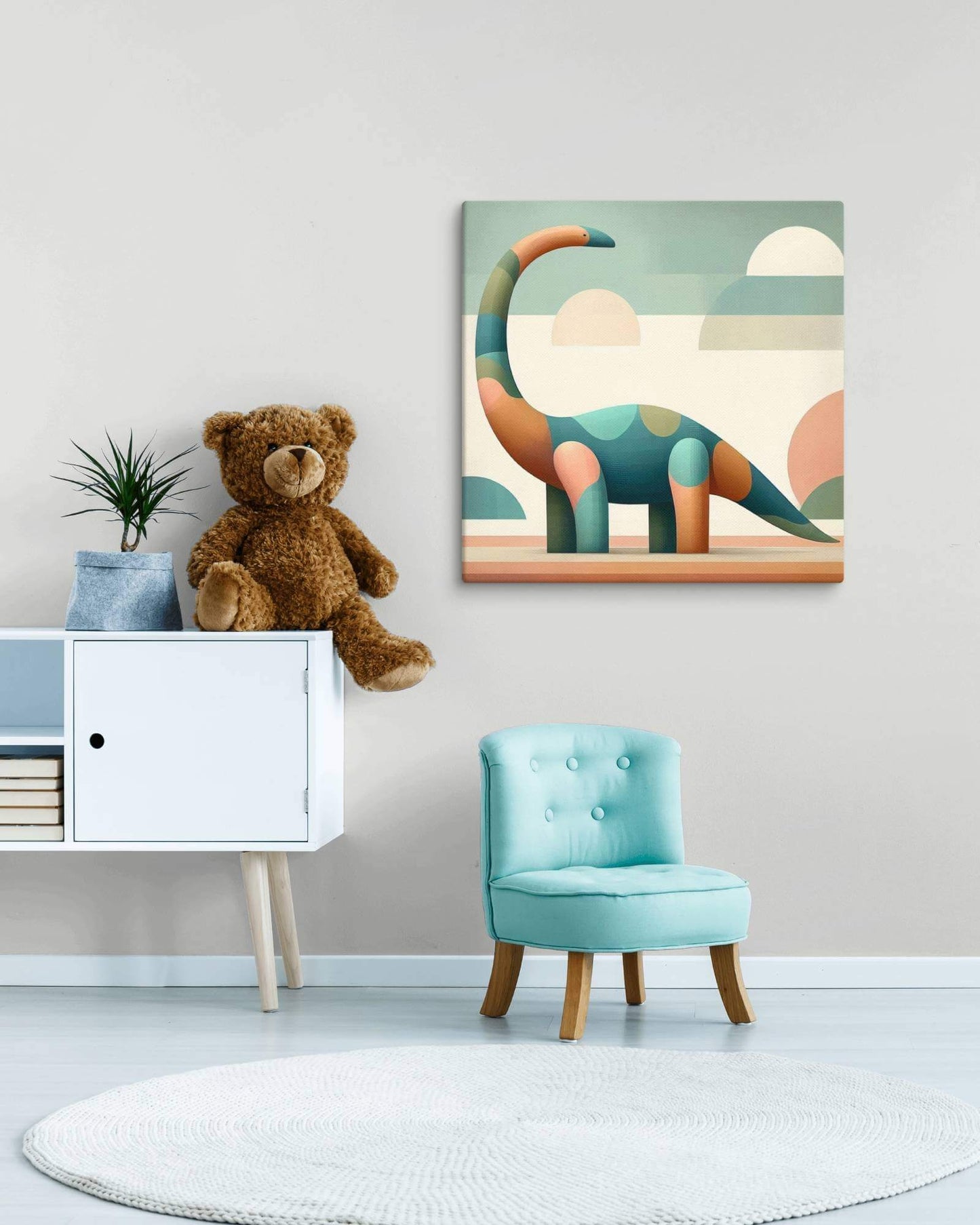 Wondershire, Brachiosaurus Canvas Print – Color Pop, abstract dinosaur,baby boy room,baby girl room,baby shower gift,brachiosaurus,brachiosaurus art,Canvas,cartoon dinosaur,colorful wall art,cute dinosaur,dino art,dinosaur,dinosaur canvas,dinosaur decor f