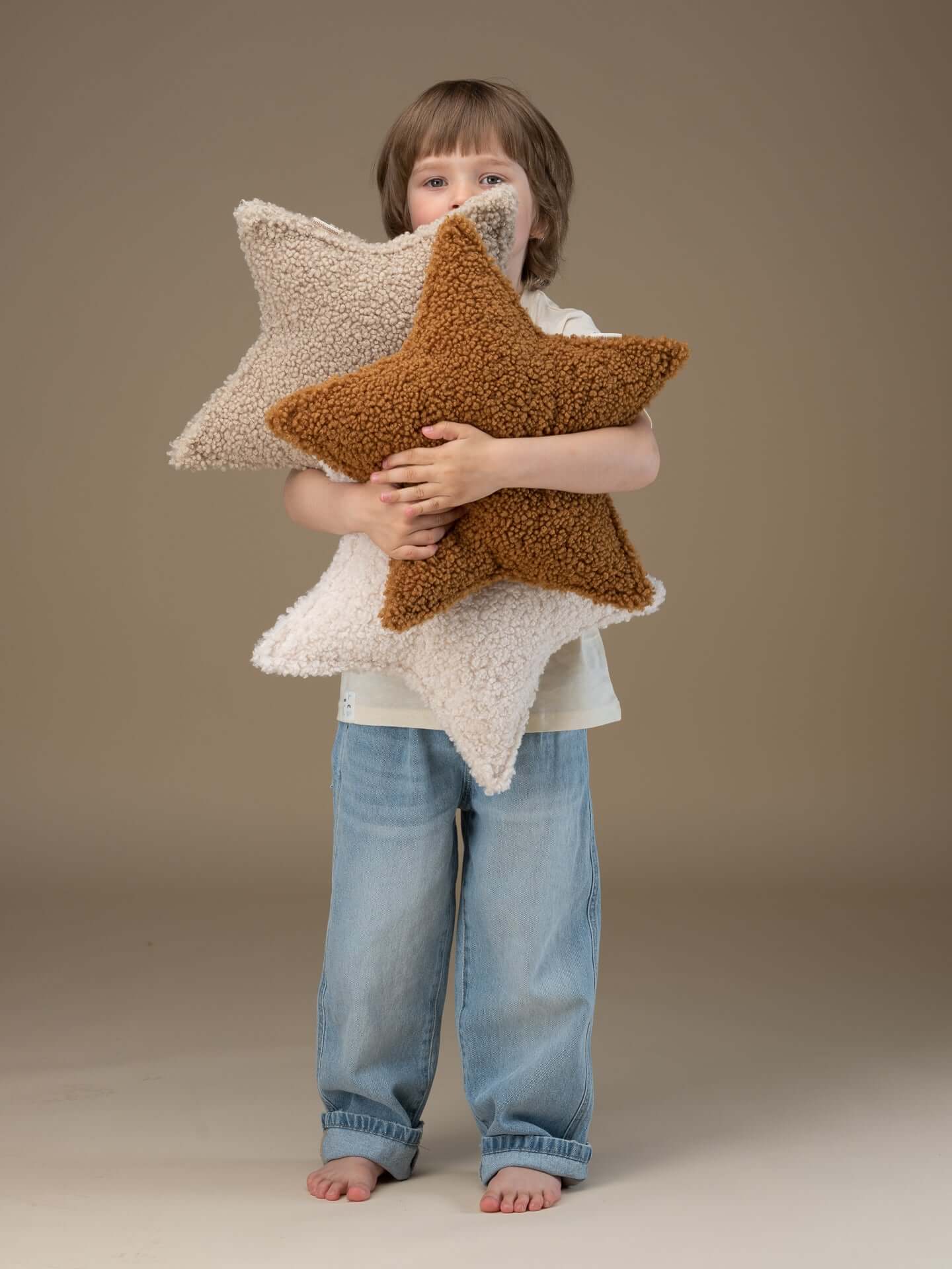 Wondershire, Wigiwama Cream White Star Cushion, Childrens Room,Kids Decor,Nursery Decor,Wigiwama,Wigiwama Cream White Star Cushion