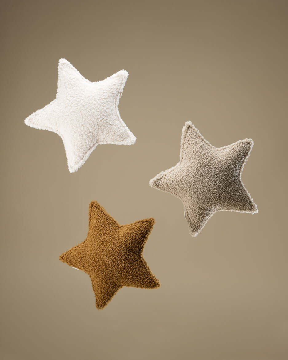 Wondershire, Wigiwama Cream White Star Cushion, Childrens Room,Kids Decor,Nursery Decor,Wigiwama,Wigiwama Cream White Star Cushion